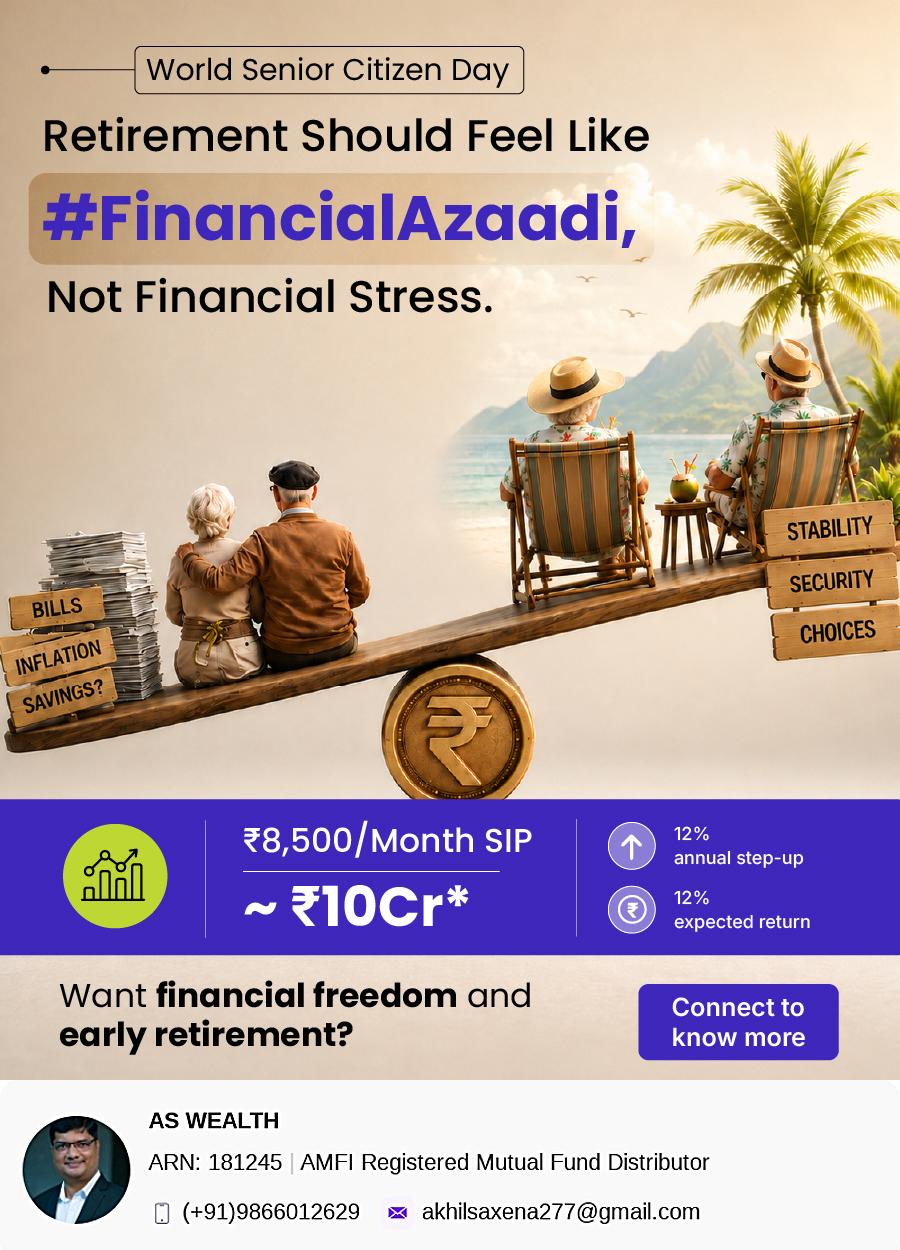 Retirement should feel like Financial Azaadi