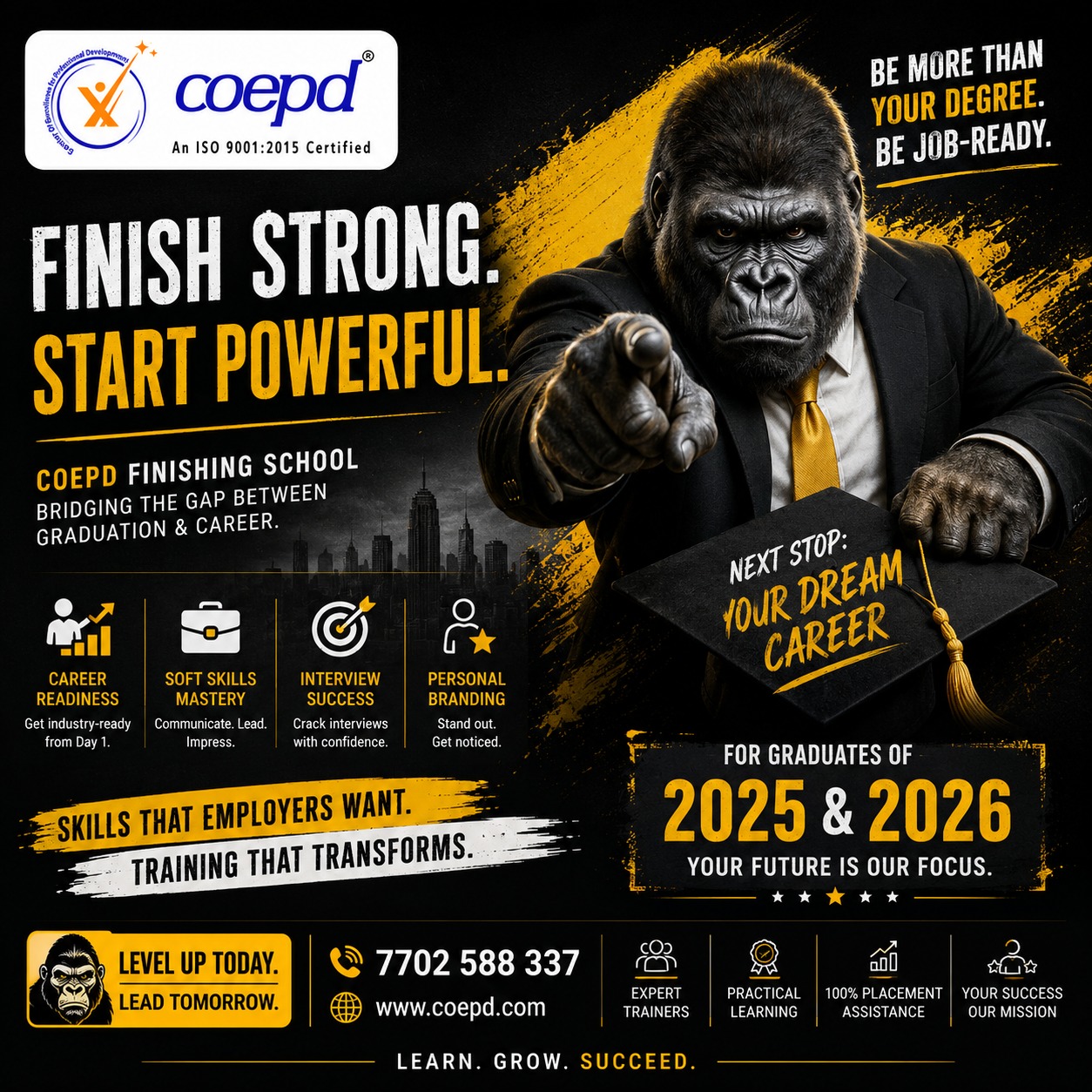 FINISH STRONG - START POWERFULL