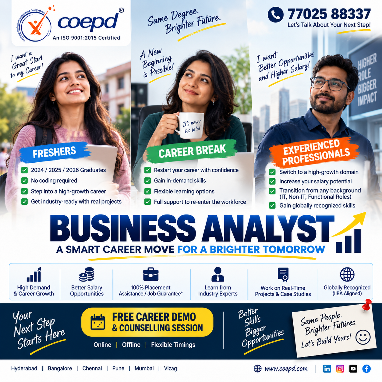 Your Career Deserves a Better Next Step. ?